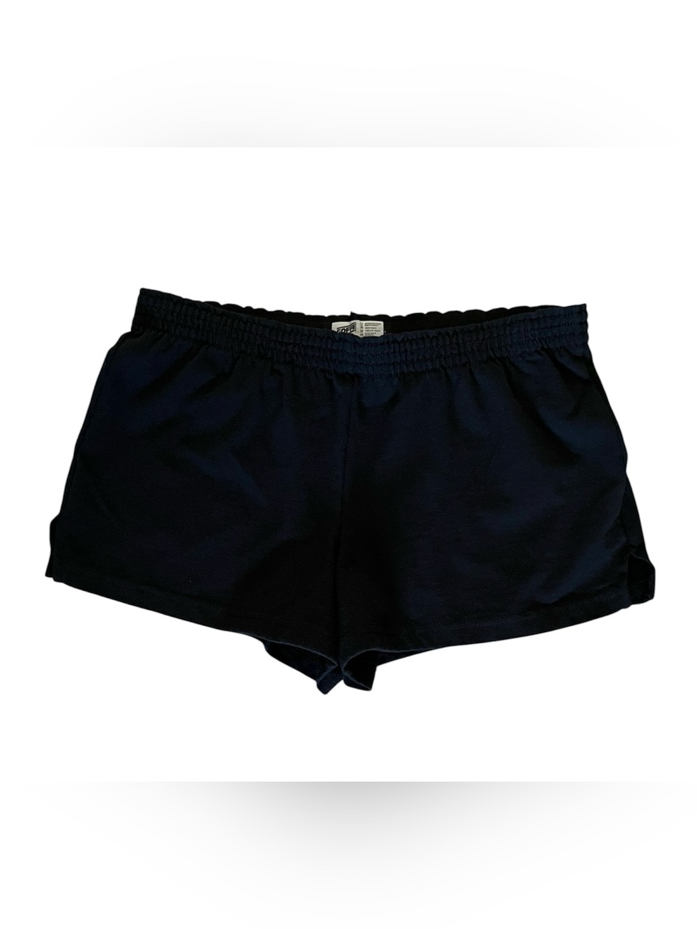 SOFFE Black low rise Elastic Waist cheer Lounge Shorts size medium